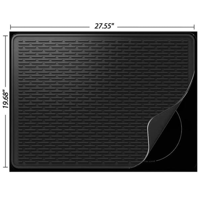🔥 500°F/220°C Heat - Resistant Silicone Stove Cover Mat & Utensils